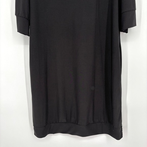 Audrey Whitmore Sutton Dress Sz XL Boat Neck 3/4 Sleeve Minimalist LBD Timeless - Picture 8 of 13